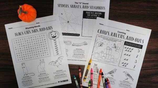 Spotlight These Amazing Animals With TeachKind’s Halloween Activity Sheets