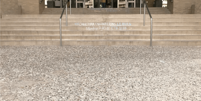 matt bruce texas A&M sidewalk chalk message