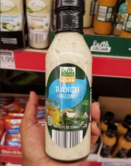 vegan ranch dressing for sale at Aldi in the US