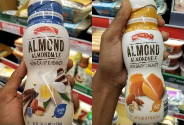 vegan at aldi - friendly farms non-dairy creamer