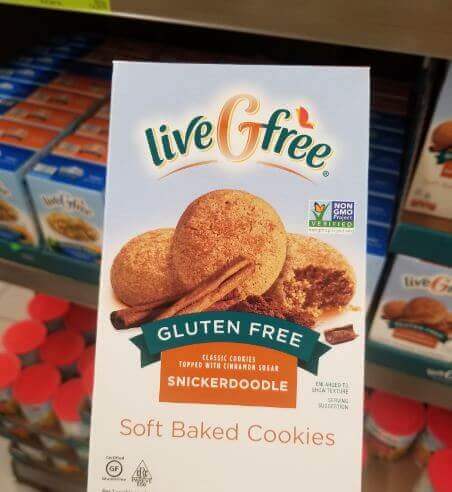 vegan at aldi - snickerdoodle soft baked cookies