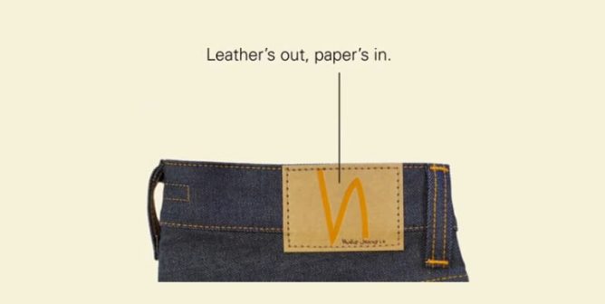 Nudie Jeans Switches to Paper Instead of Animal Skin for Its Back Patch