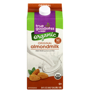 vegan milk options are available at meijer stores