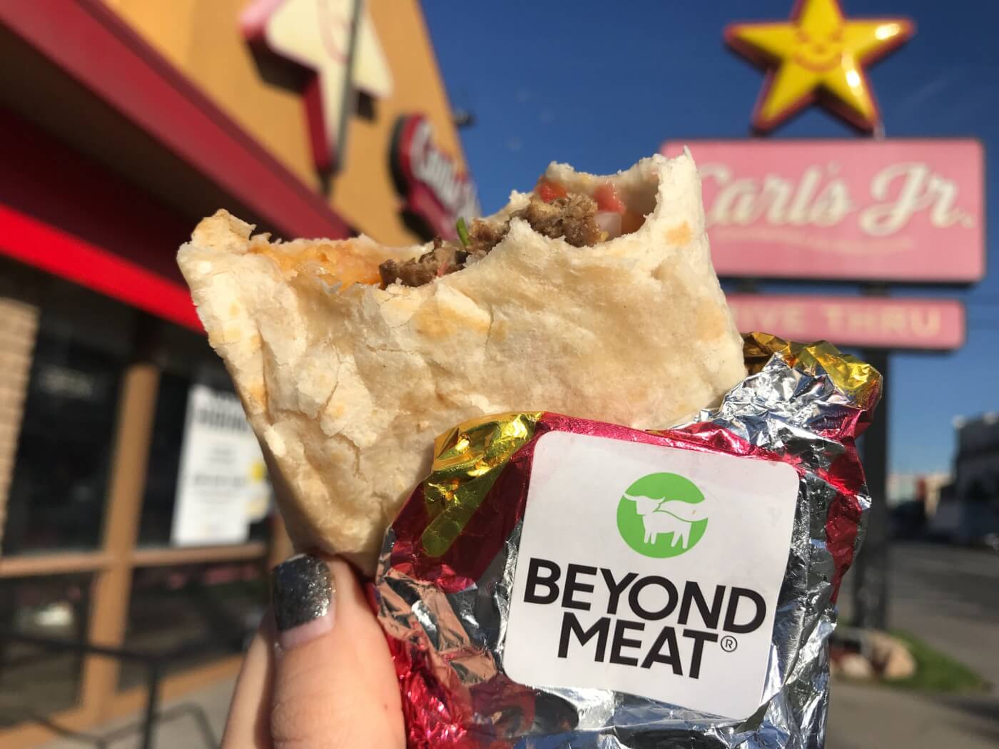 Carl's Jr. Beyond Sausage Breakfast Burrito