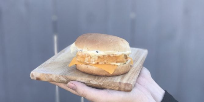 vegan fish sandwich