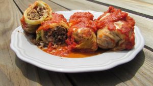 Easy Lentil Stuffed Cabbage