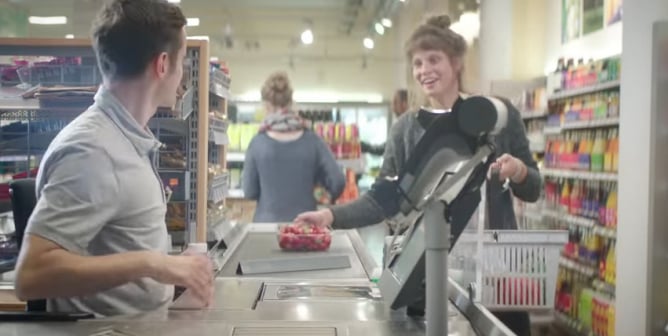 PETA Germany Video, Grocery Shopping