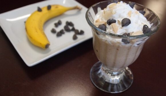 banana, ice cream, chocolate