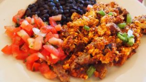Spicy Mexican Tofu Scramble