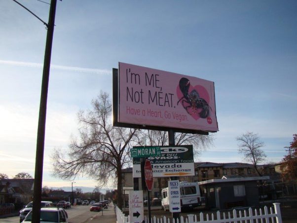 Me Not Meat Lobster Billboard Reno