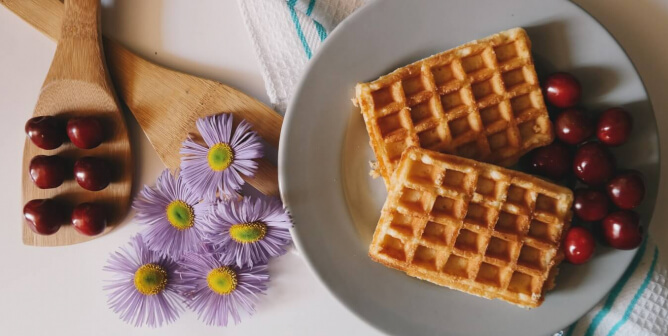 Frozen Vegan Waffles Perfect for a Quick Breakfast