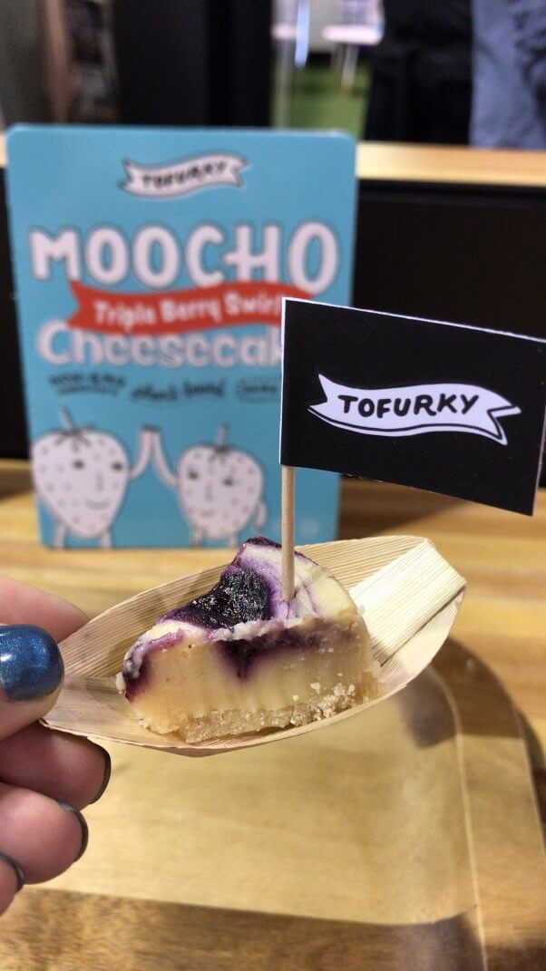 Tofurky moocho cheesecake