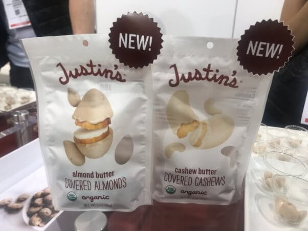 justins covered almonds and cashwers - new for 2019