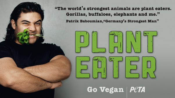Patrik Baboumian Plant Eater Ad