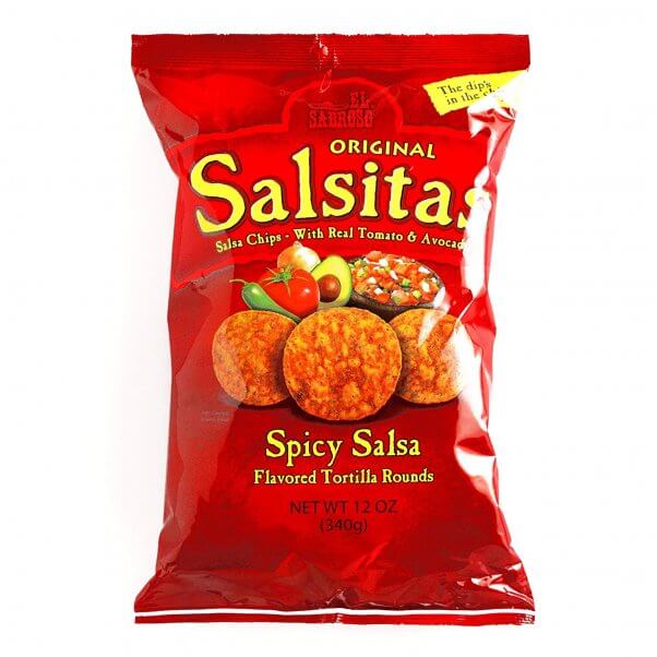 vegan tortilla chips spicy round
