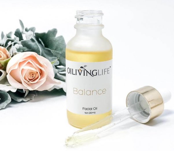 balance facial oil from oiliving life