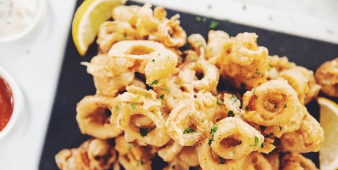 Vegan Calamari by hot for food