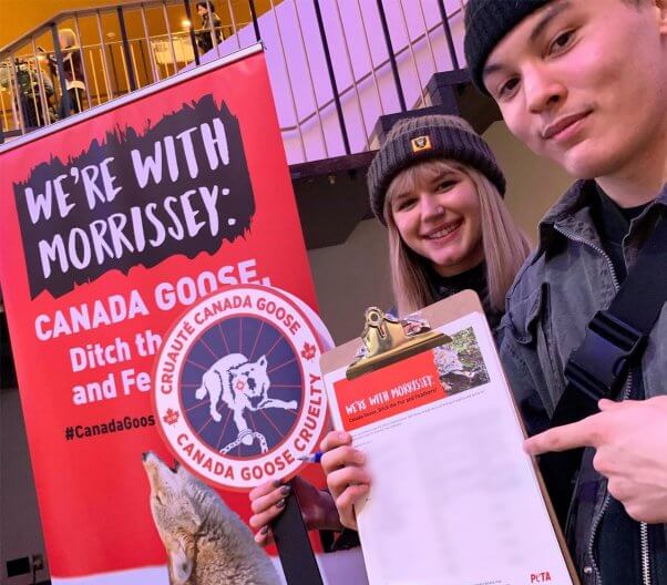 Morrissey fans sign Canada Goose petition