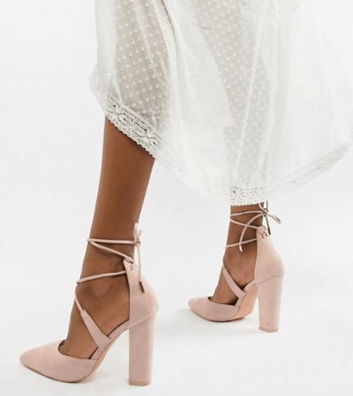 block heel lace up heels