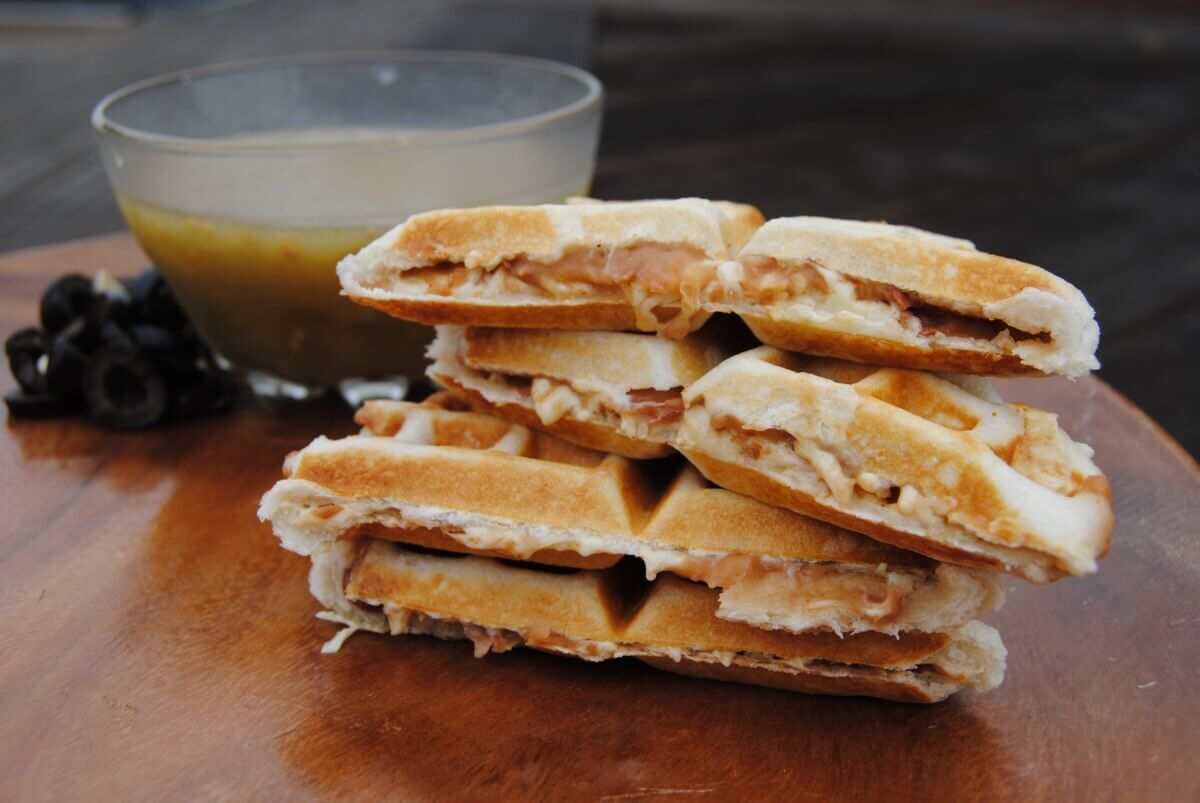 Bean and 'Cheese' Waffles PETA