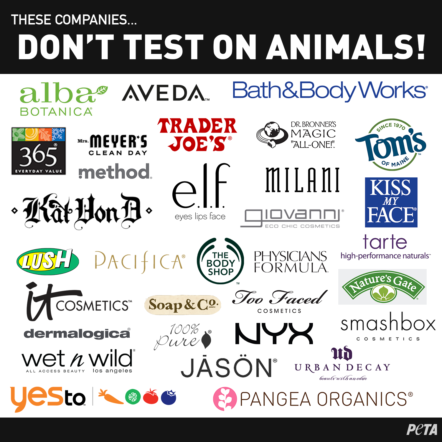 Cruelty-Free Makeup: These Brands DON'T Test Animals | PETA