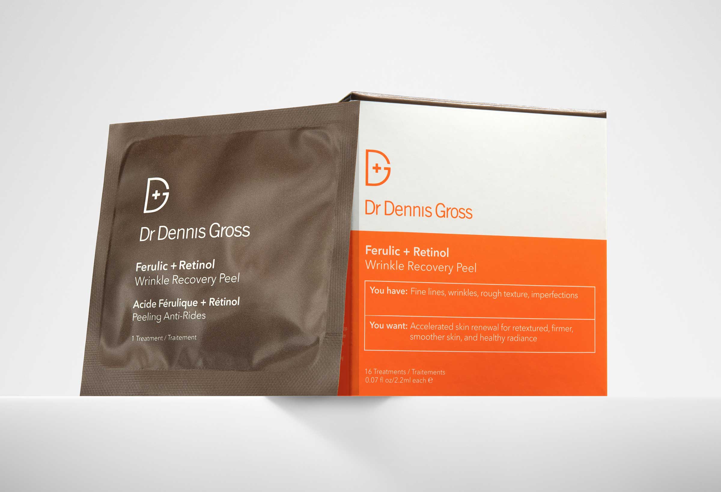 Dr. Dennis Gross Skincare Ferulic + Retinol Wrinkle Recovery Peel