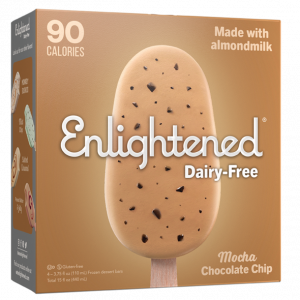 Enlightened Vegan Mocha Chocolate Chip Ice Cream Dairy-Free