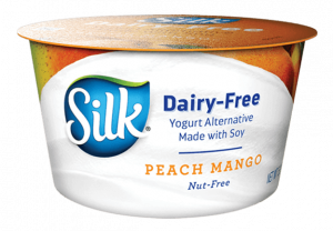 Silk Dairy Free Vegan Soy Yogurt Peach Flavored 