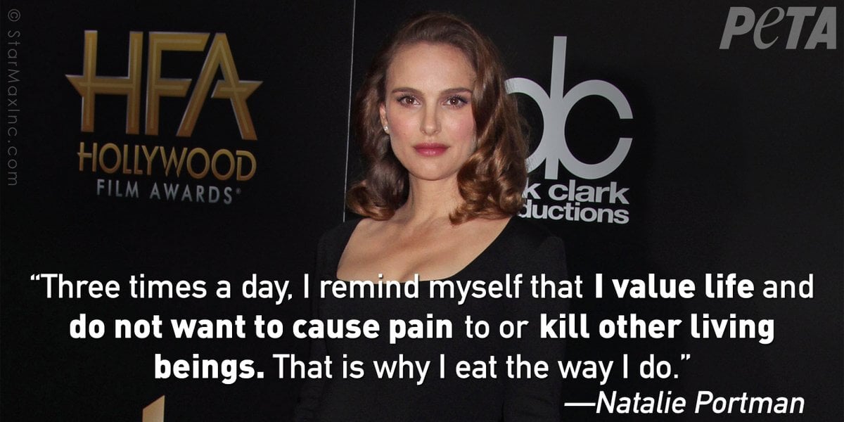 Top 5 Natalie Portman Quotes on Being Vegan | PETA
