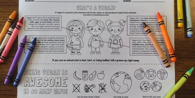 What’s a Vegan? Activities to Answer This Question for Students of All Ages