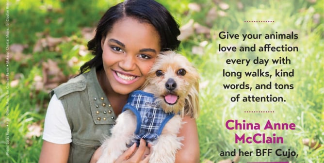 china anne mclain dog ad