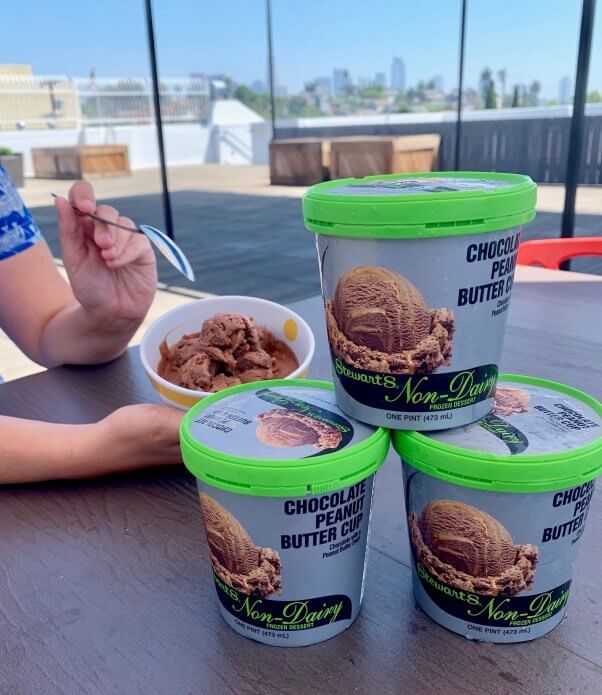 Image of the new vegan ice cream from Stewart's Shops