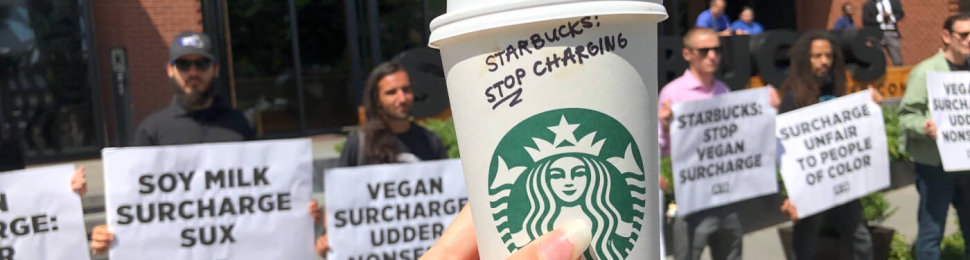 Protests Erupt Over Starbucks' Vegan Milk Surcharge