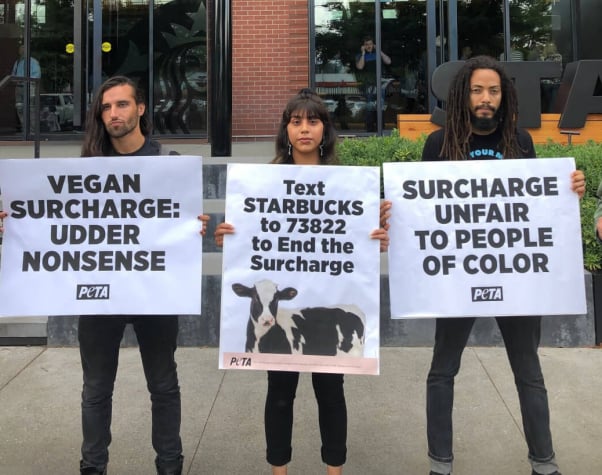 Protests Erupt Over Starbucks' Vegan Milk Surcharge