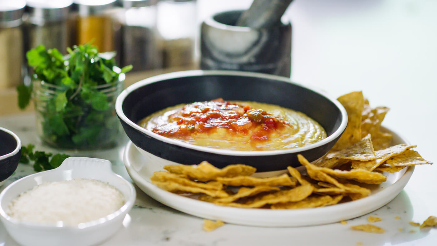 Creamy Vegan Cauliflower Queso Dip PETA