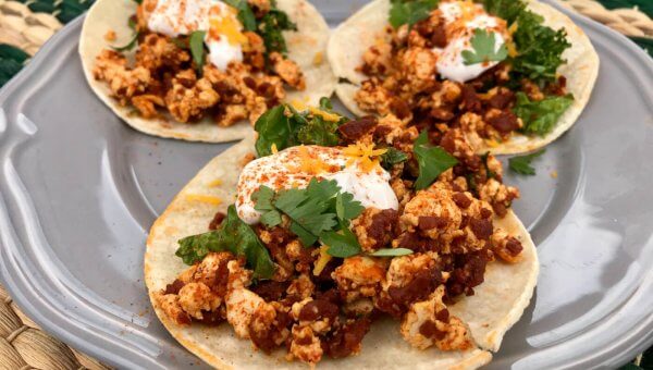 Breakfast Scramble Tacos