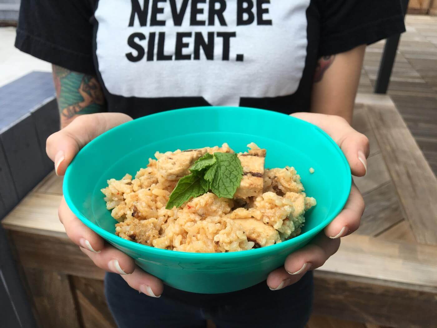 Vegan 'Chicken' Bog
