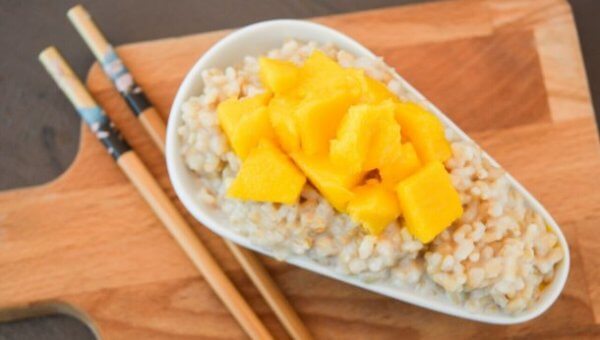 mango and rice