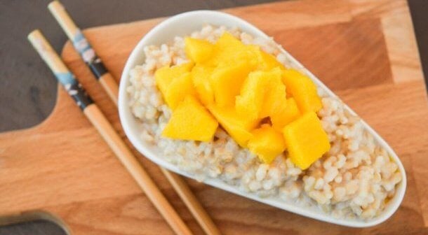 mango and rice