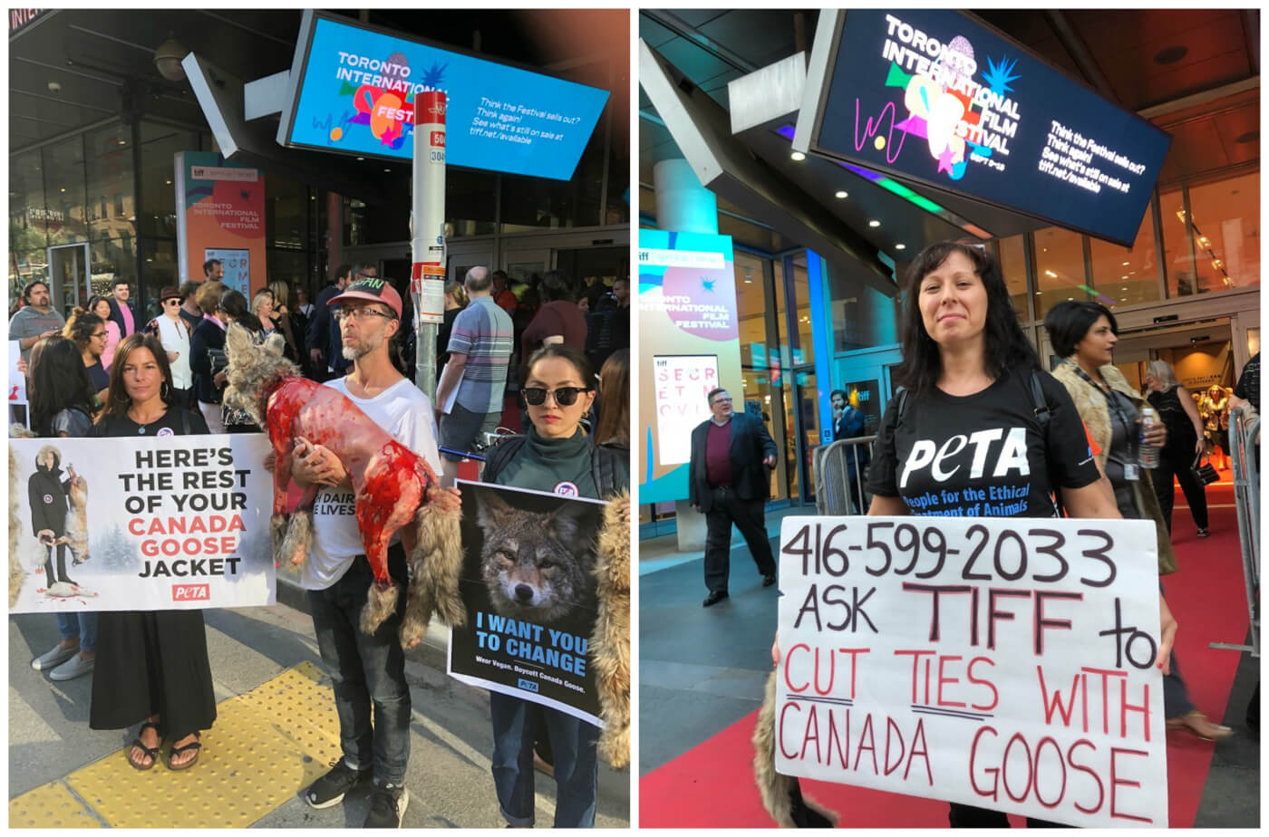Toronto International Film Festival Protest