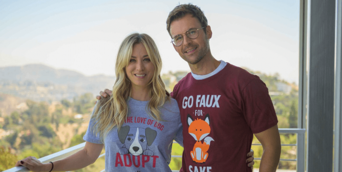 Brad Goreski and Kaley Cuoco PETA Video