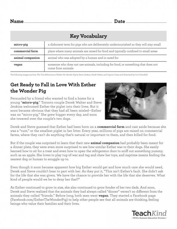 Rescue Stories Printables | PETA