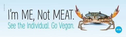 i'm me not meat crab