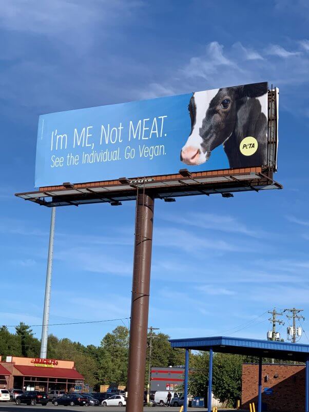 Me Not Meat Billboard in Lexington