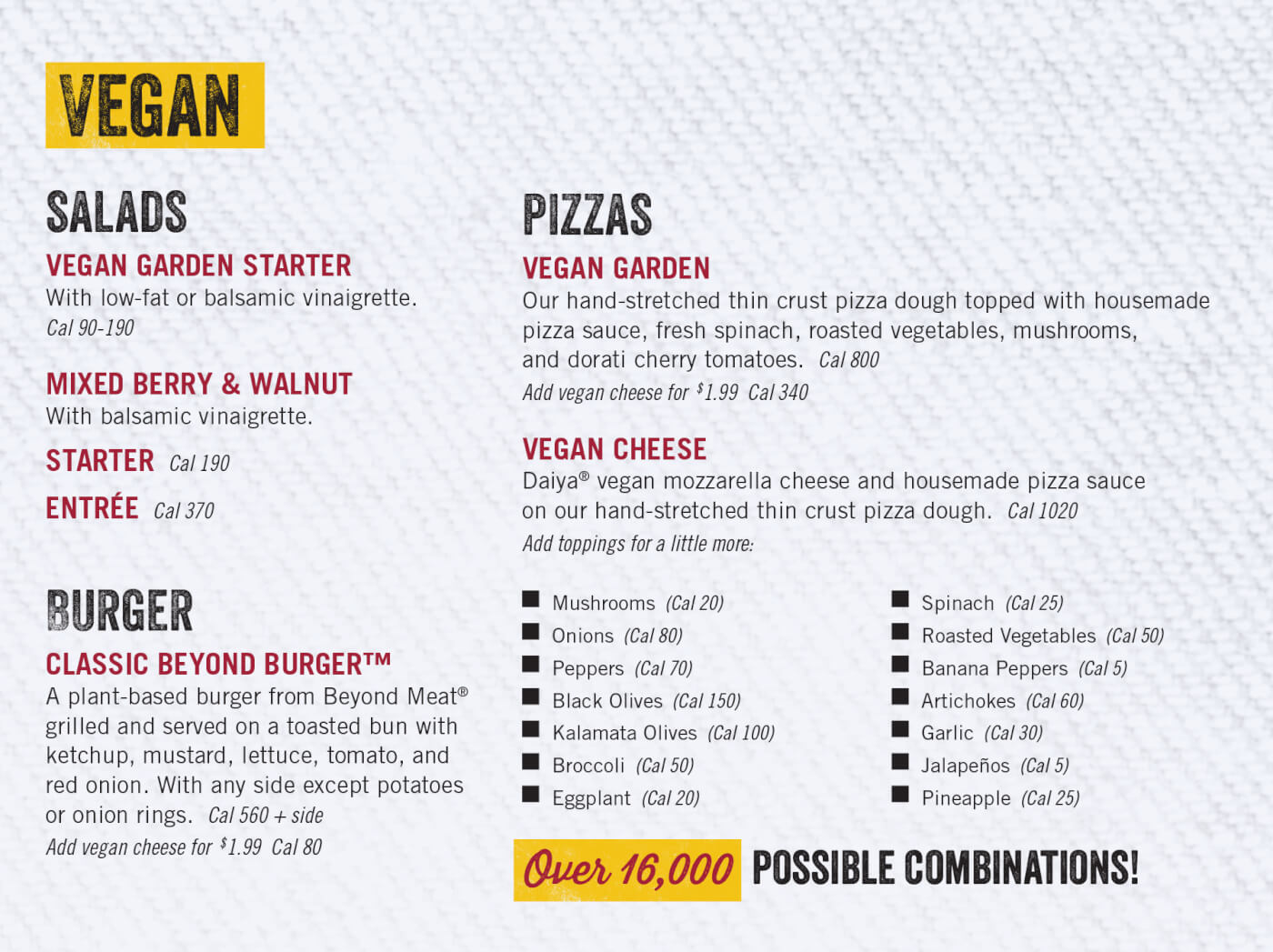 How to Order Vegan  at UNO Pizzeria Grill PETA