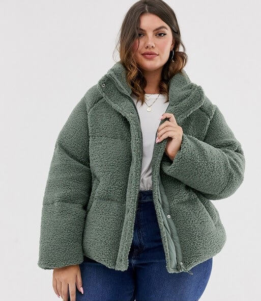 puffer fleece jacket