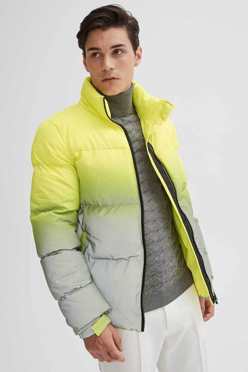 New Mens Winter Puffer Quilted Jacket Heavy Weight Warm Padded Outwear Bomber 
