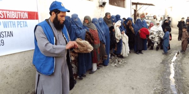 Donated Fur Coats Distributed in Kabul Afghanistan