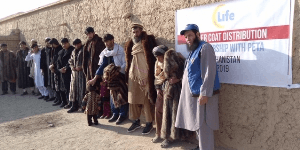 Donated Fur Coats Distributed in Kabul Afghanistan