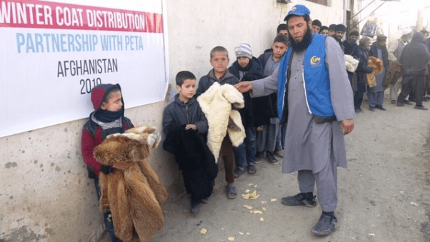 Donated Fur Coats Distributed in Kabul Afghanistan